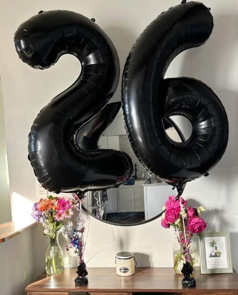Black Number 16 Balloon - Image 6