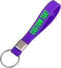 50 Custom Keychains Silicone Personalized Keyrings Customized Bulk by RIYIN