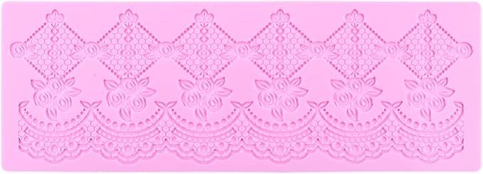 Silicone Lace Mold for Cakes Decorating, Silicone Molds for cake lace Mat Craft - Image 2