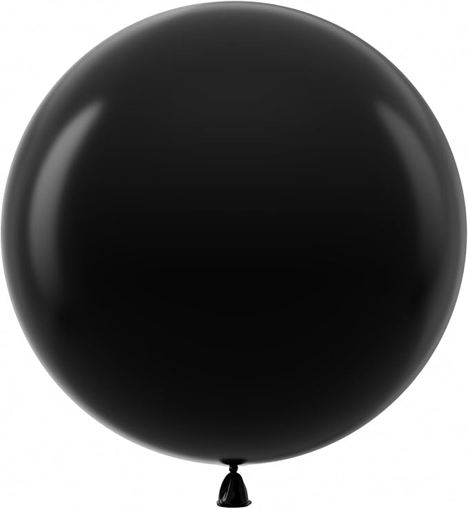 Bezente Black Giant Balloons 36 Inch by Bezente