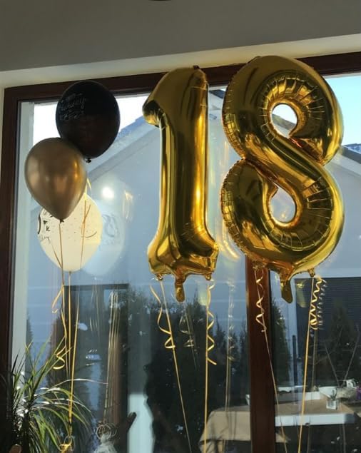 Gold Number 1 Balloon 40 inch, Number 1 Birthday Balloons - Image 8