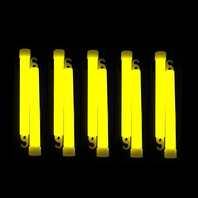 novelinks 50 Pcs 6'' Premium Glow Sticks Bulk - Image 3