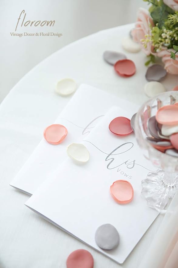Floroom 300pcs Rose Petals Artificial Faux Silk Flower Petals - Image 3