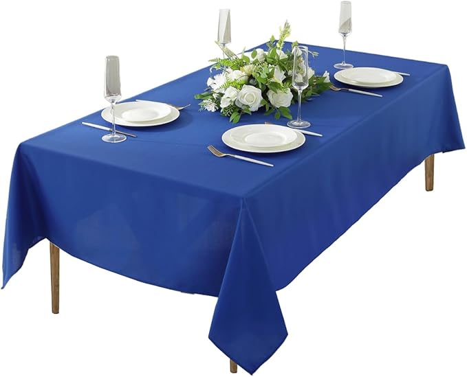 Craft And Party Rectangle Tablecloth, 70 x 108 Inch Royal Blue Tablecloth by CraftAndParty