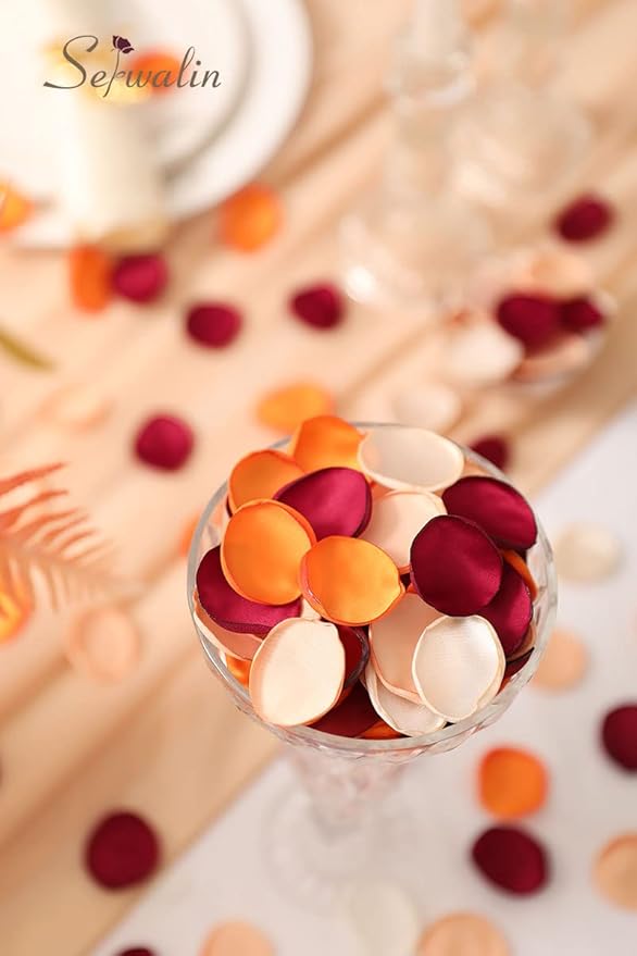 Serwalin 500Pcs Silk Rose Petals Flower Petals - Image 3