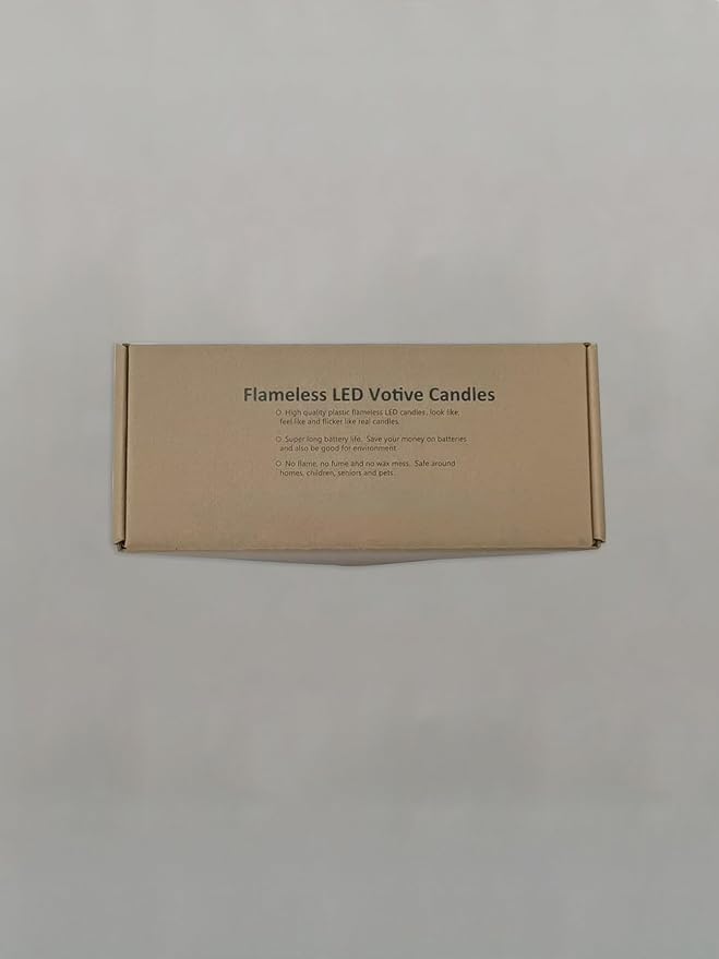 SWEETIME Colored Flameless Votive Candles - Image 9