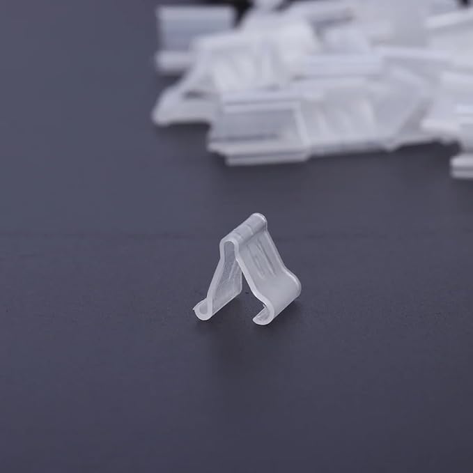 100Pcs Transparent Balloon V-shaped Clip Wedding Balloon Clip Creative Plastic - Image 3