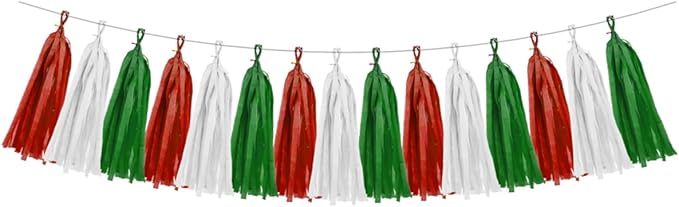 Red White Green Christmas Decorations by HongTongTong