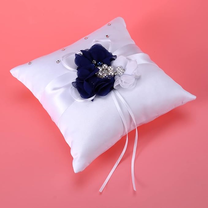 Page boy Fake Pearls Pearl Decoration Ribbon Decoration Retro Decor Artificial - Image 5
