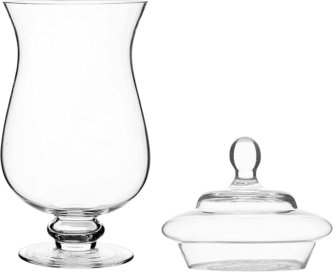 MyGift Clear Glass Apothecary Jars - Image 7