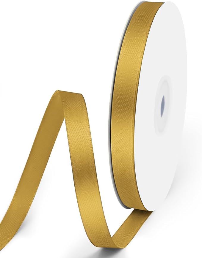 3/8" x 50 Yards Satin Ribbon by Quhora