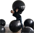 35 Pack Black Balloons 36 Inch Black Latex Party Large Balloon Bulk by ZWZLIULIAN