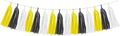 Yellow White Black Party Decorations by HongTongTong