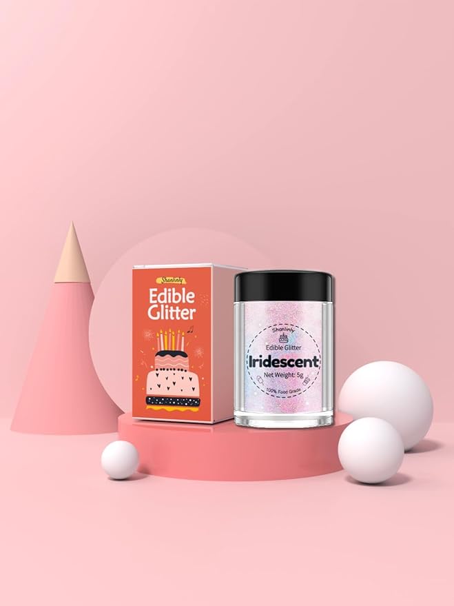 Shanlinly Iridescent Prism Powder Edible Glitter - Image 4