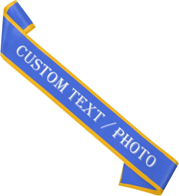 Custom Sash, Personalized Birthday Sash by Handmade