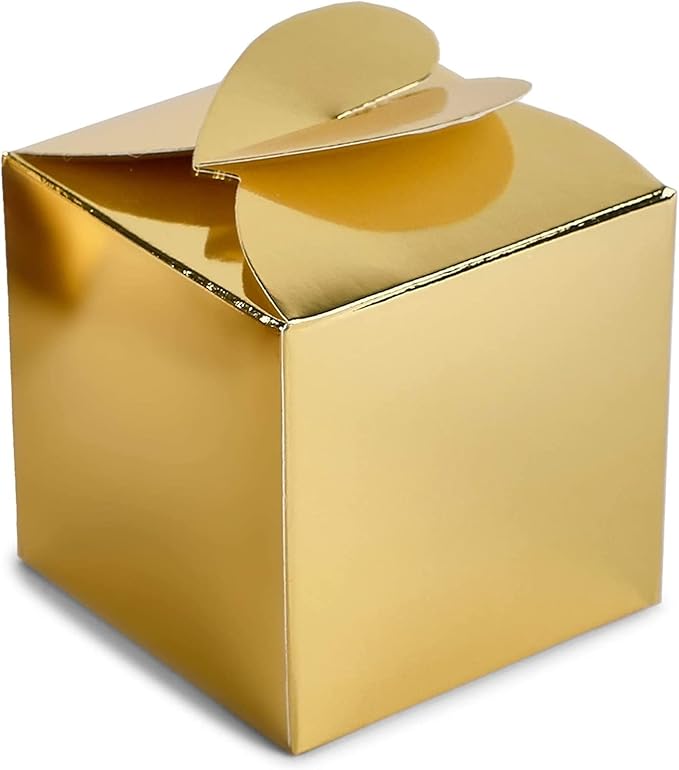 Sparkle and Bash Gold Foil Favor Boxes - Image 5