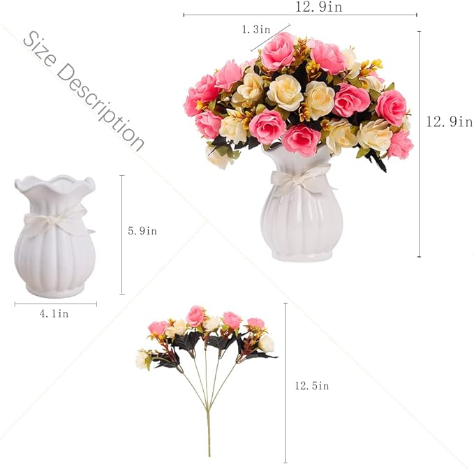 LESING Artificial Fake Flowers - Image 4