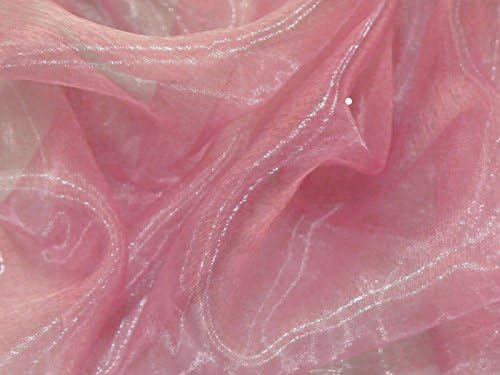 VDS Dusty Pink Organza Fabric, 15 Yards Continuous, 45” Wide, Wedding Party - Image 7