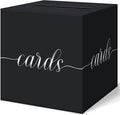 QIKSION Black Wedding Card Box, Wedding Reception, Graduation, Baby Shower by QIKSION