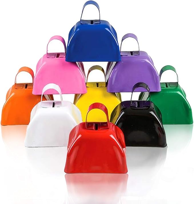 ArtCreativity 3 Inch Metal Cow Bell Noise Maker by ArtCreativity