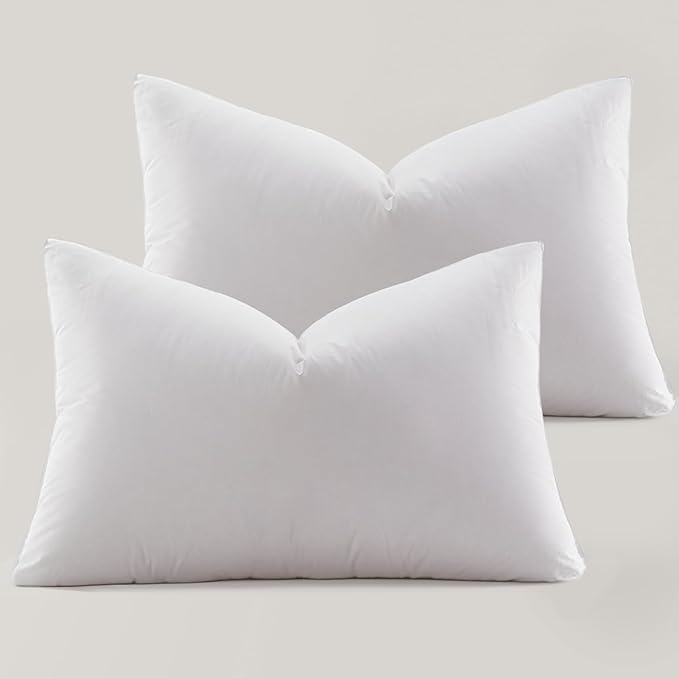 Globon Ultra Soft Down Pillow King Size Set of 2, All Down Filled Bed Pillow by Globon