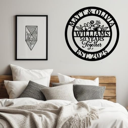 NAZENTI Personalized Metal Sign Wedding Gift - Image 3