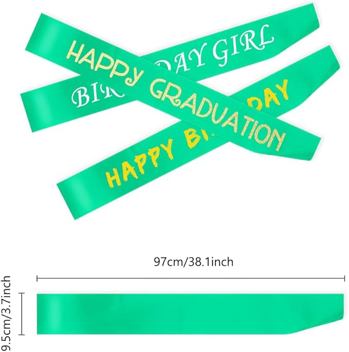 16 Pcs Sash Blank Satin Sash Mint Green Sash Party, Bride To Be Sash, Plain Sash - Image 2