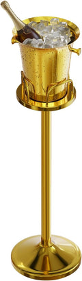 Ice Bucket with Stand Standing Champagne bucket by Unknown