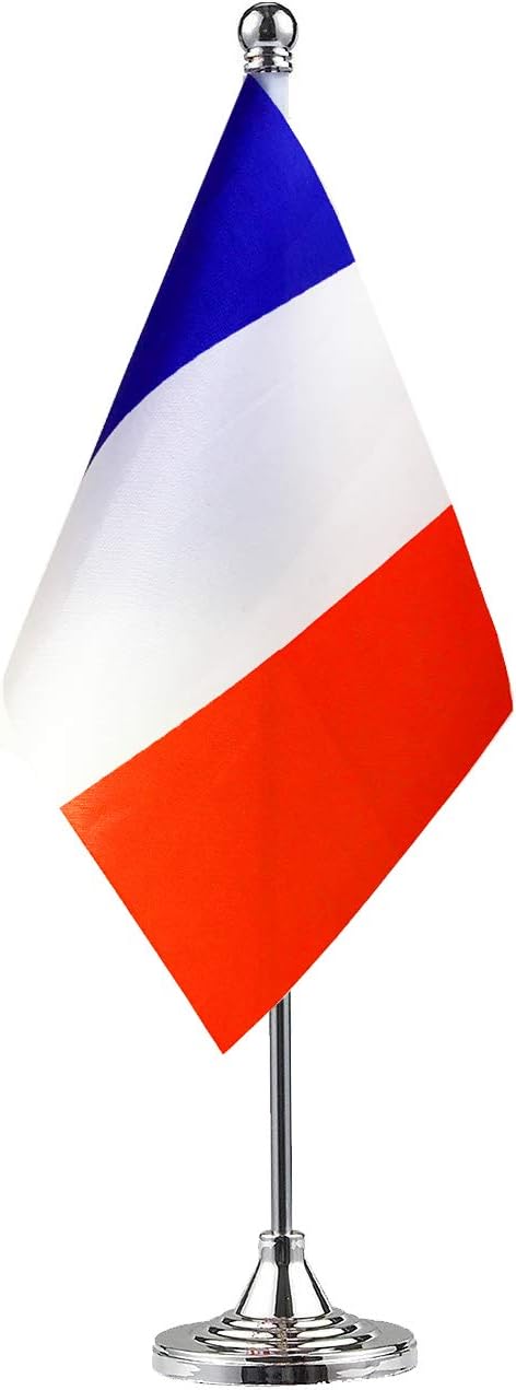 France French Flag Table Desk Flags, Office Flag, International World Country by GentleGirl