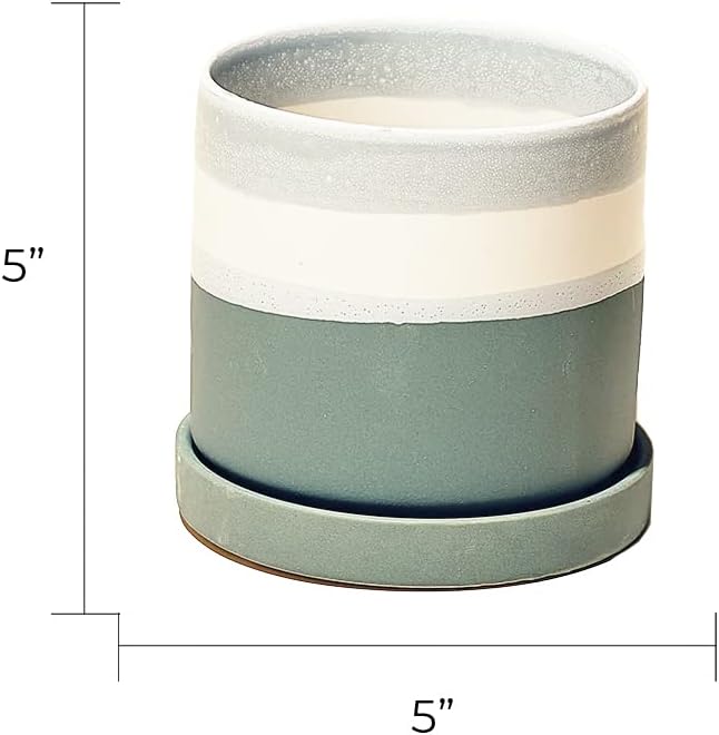 CHIVE ‘Minute’ Ceramic Planter Pot — Cute 5” Colorful Succulent Pots - Image 3