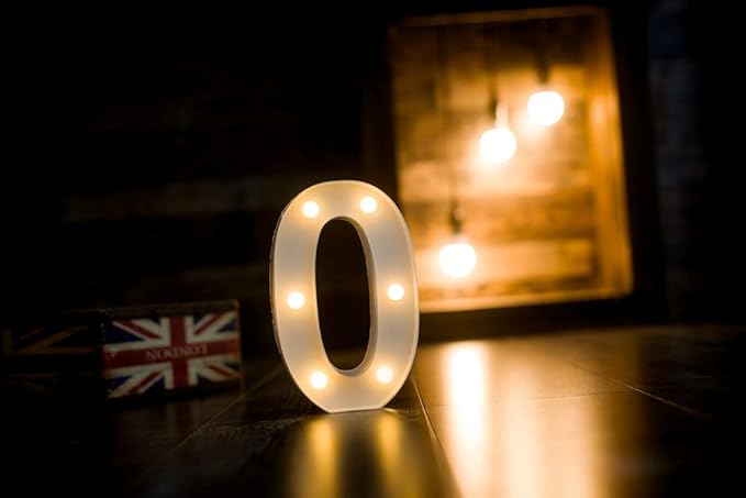 Foaky Decorative Led Marquee Light Up Number, Marquee Light Up Number Sign - Image 3