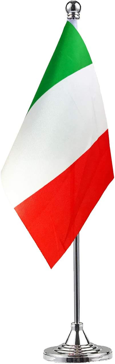 Italy Italian Flag Table Desk Flags, Office Flag, International World Country by GentleGirl