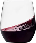 Munfix Plastic Stemless Wine Glasses 48 Pack, Disposable 12 Oz Clear Plastic by Munfix