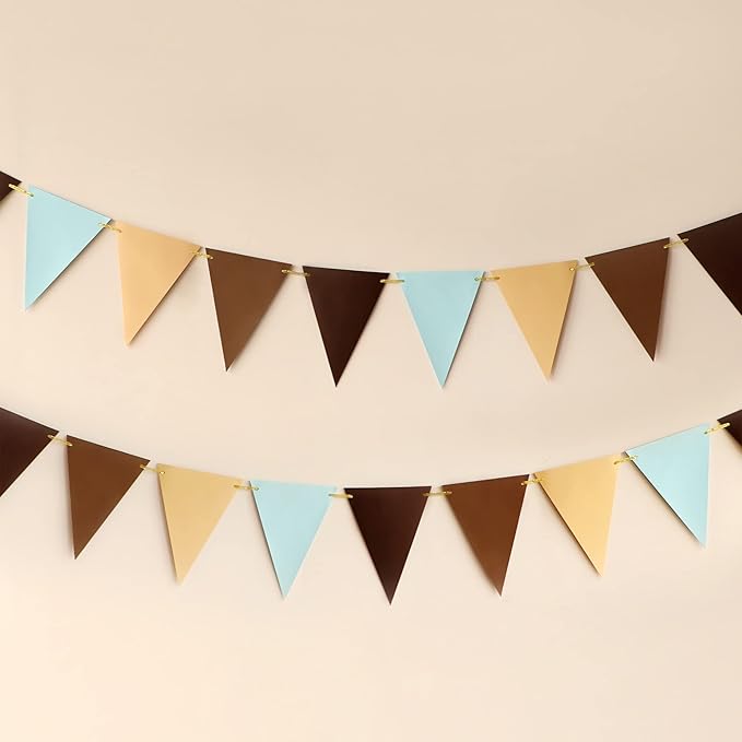 Fonder Mols Paper Pennant Banner Triangle Flags Bunting Garland - Image 6