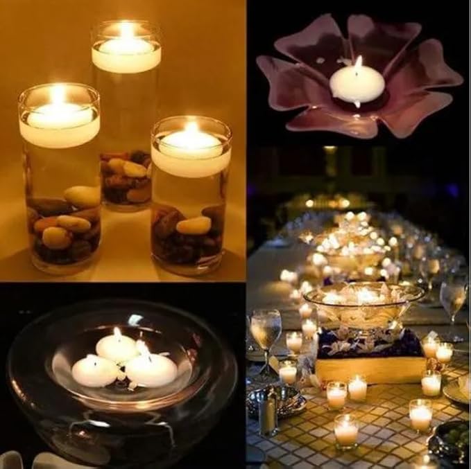 36 Floating Candles, Smoke-Free and odorless, Burning continuously - Image 7