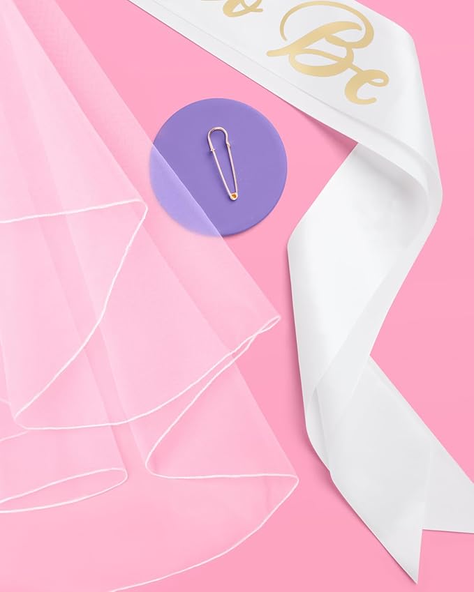 xo, Fetti Bachelorette Party Sash + Veil - Image 8