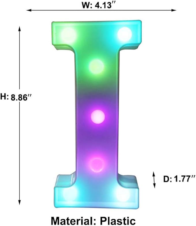 Pooqla Colorful LED Marquee Letter Lights - Image 5