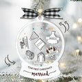 Custom Wedding Shaker Ornament 2025, Personalized Bride and Groom Ornament by NiceBro