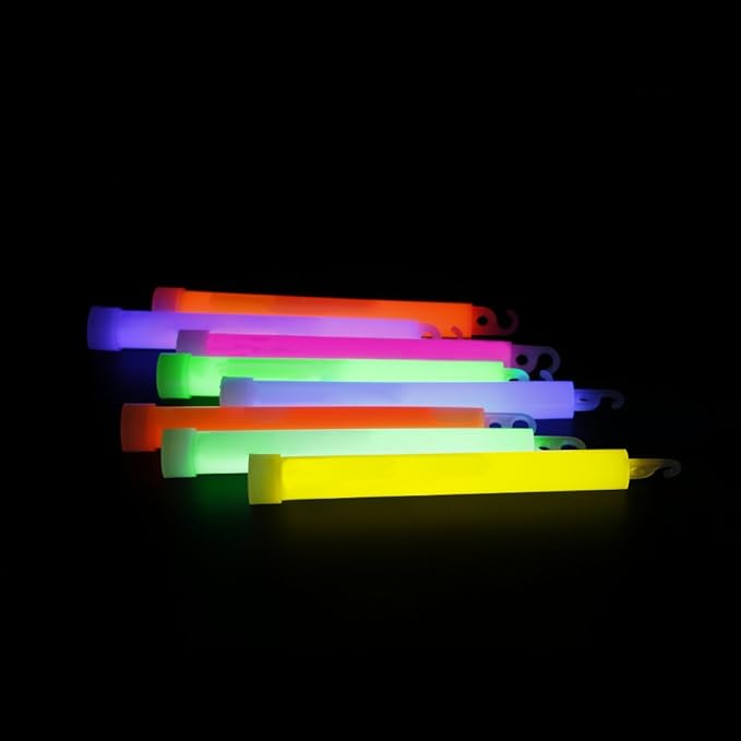 novelinks 50 Pcs 6'' Premium Glow Sticks Bulk - Image 4