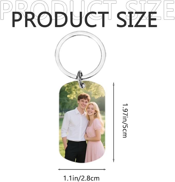 Personalised Keyring with Custom Photo & Text - Image 4