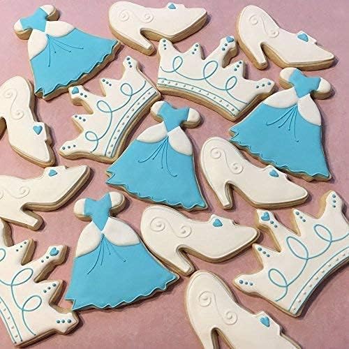 Princess Cookie Cutters 3-Pc Set Made in USA by Ann Clark, Glass Slipper - Image 7