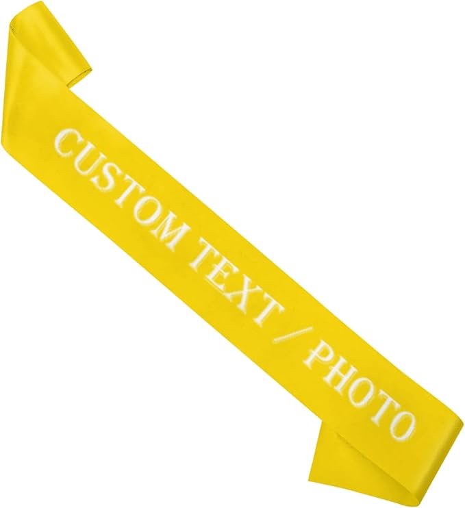 Custom Sash, Personalized Birthday Sash by Handmade