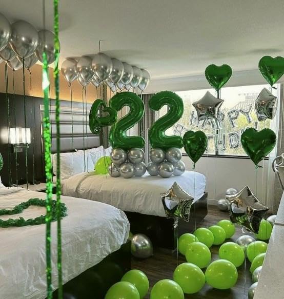 Green 40 Inch 0 Number Balloons, 0 Decorations - Image 6