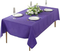 Craft And Party Rectangle Tablecloth, 70 x 108 Inch Purple Tablecloth, by CraftAndParty