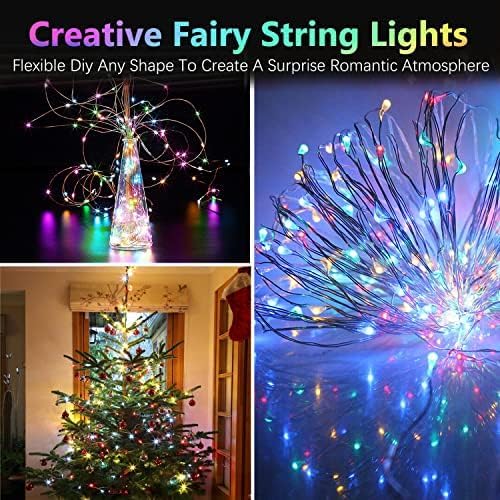 4 Pack 20FT 60LED Battery Operated Fairy Lights - Image 5
