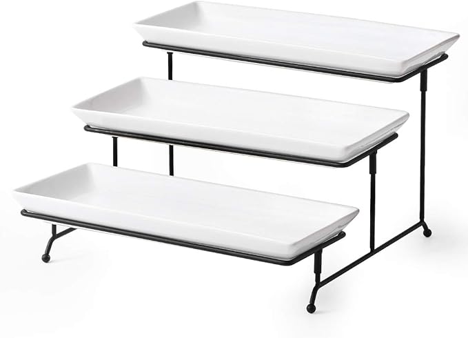 YHOSSEUN 3 Tier Serving Stand Tiered Tray Stand by YHOSSEUN