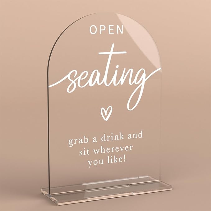 Acrylic Wedding Sign Wedding Signs by KongMoTree