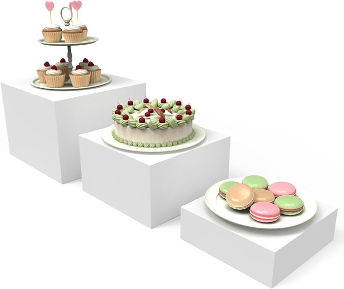 Buffet Risers, Food Risers for Buffet Table, Display Stand Shelf for Catering by LaumffonOfficial