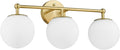 Gold Vanity Light for Bathroom, Modern Bathroom Light Fixtures Over Mirror by AKEZON