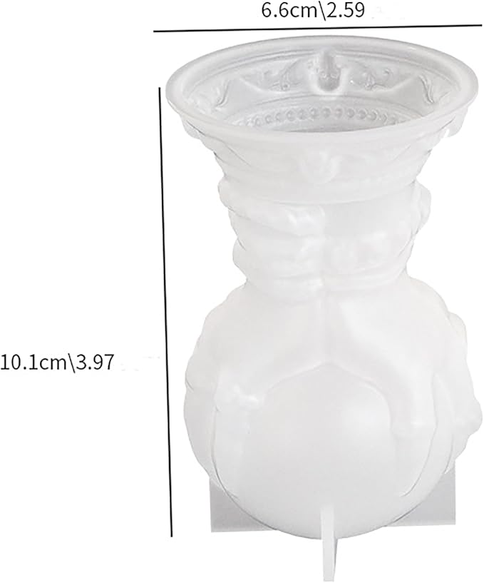 Skull Rose Crystal Ball & Ghost 3D Silicone Molds - Image 3